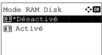 OLIVETTI dColor MF2604en - Mode disque RAM - 3
