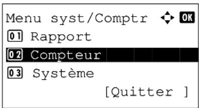 OLIVETTI dColor MF2604en - Consultation du compteur - 1