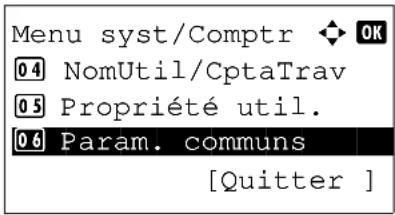 OLIVETTI dColor MF2604en - Temporisation de la réinitialisation du panneau - 1