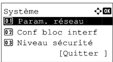 OLIVETTI dColor MF2604en - Configuration TCP/IP (IPv4) (par saisie d'adresses IP) - 5