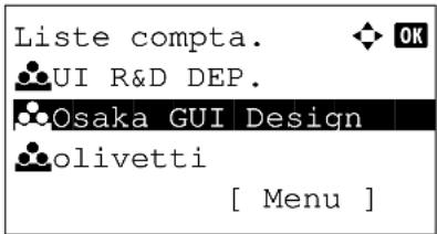 OLIVETTI dColor MF2604en - Gestion des comptes - 4