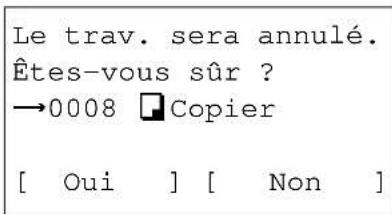 OLIVETTI dColor MF2604en - Annulation de travaux - 4