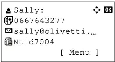 OLIVETTI dColor MF2604en - Saisie d'un membre du groupe - 5