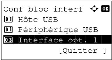 OLIVETTI dColor MF2604en - Interface en option (paramètre de la carte d'interface en option) - 4
