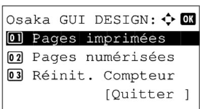 OLIVETTI dColor MF2604en - Chaque comptabilité des travaux/reinitialisation du compteur - 4