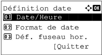 OLIVETTI dColor MF2604en - Configuration de la date et de l'heure - 9