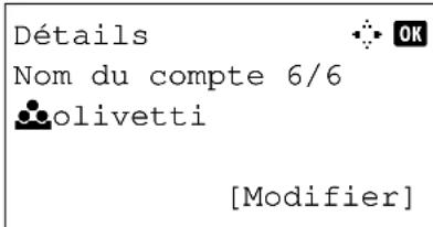 OLIVETTI dColor MF2604en - Ajout d'un utiliser - 11