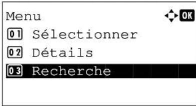 OLIVETTI dColor MF2604en - Recherche dans le carnet d'adresses externes - 2