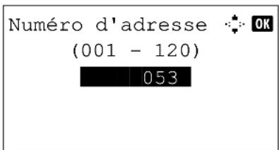 OLIVETTI dColor MF2604en - Saisir du numero d'adresse - 2
