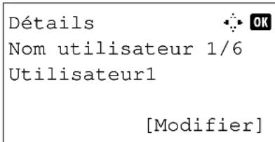OLIVETTI dColor MF2604en - Modification des informations utilisateur - 2