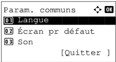 OLIVETTI dColor MF2604en - Activation/désactivation de la réinitialisation automatique du panneau - 2