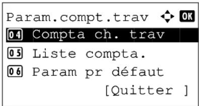 OLIVETTI dColor MF2604en - Chaque comptabilité des travaux/reinitialisation du compteur - 2