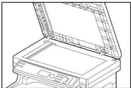 OLIVETTI dColor MF2604en - Mise en place des originaux sur la glace d'exposition - 1
