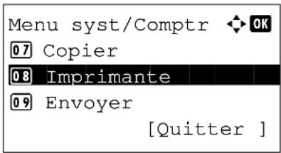 OLIVETTI dColor MF2604en - Selection de l'émulation - 1