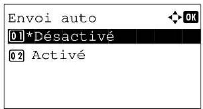 OLIVETTI dColor MF2604en - Transmission automatique de l'historique du journal des travaux - 2