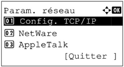 OLIVETTI dColor MF2604en - Configuration TCP/IP (IPv4) (lorsqu'une adresse IP est attribuée automatique) - 5