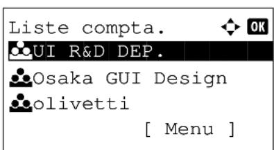 OLIVETTI dColor MF2604en - Gestion des comptes - 3