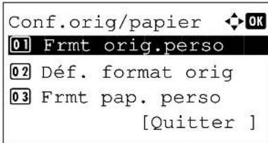 OLIVETTI dColor MF2604en - Types et grammages de papier - 1