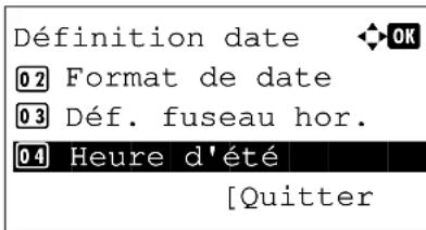 OLIVETTI dColor MF2604en - Configuration de la date et de l'heure - 7