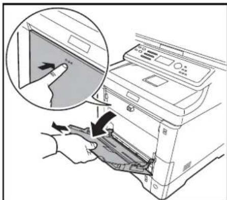 OLIVETTI dColor MF2604en - Chargement du papier dans le bac MF - 1