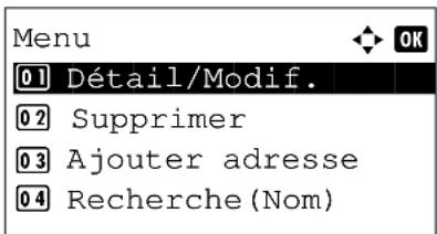 OLIVETTI dColor MF2604en - Modification d'une destination - 4
