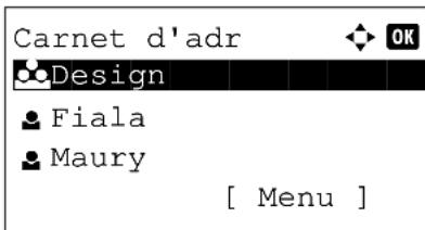 OLIVETTI dColor MF2604en - Enregistrement d'une nouvelle destination - 2