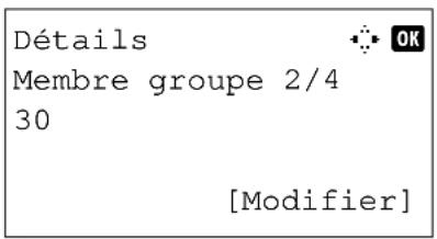 OLIVETTI dColor MF2604en - Saisie d'un membre du groupe - 1