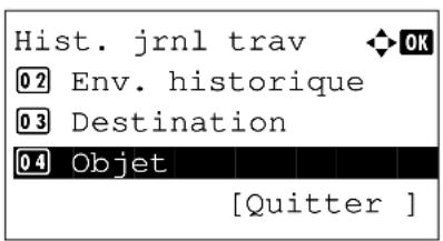OLIVETTI dColor MF2604en - Réglage de l'objet de l'e-mail - 1