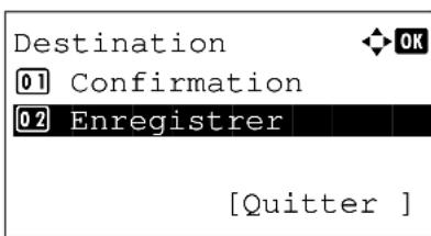 OLIVETTI dColor MF2604en - Enregistrement de destinations - 1