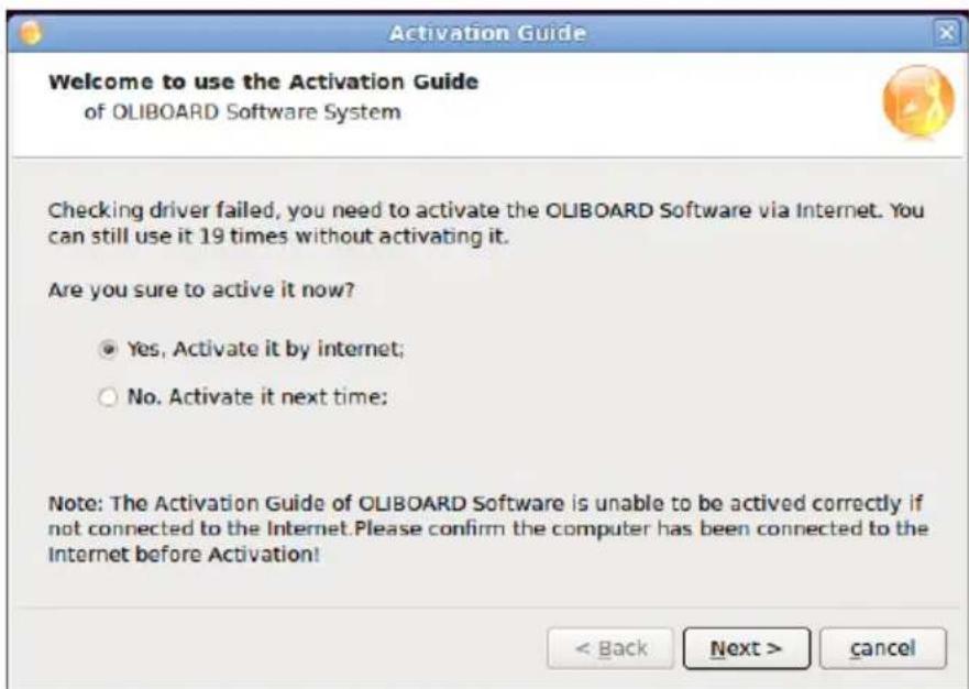OLIVETTI Oliboard Touch - SOFTWARE REGISTRATION - 1