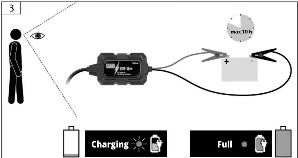 Güde GAB 12V6V4A - GAB 12V-1A 85144 - 3