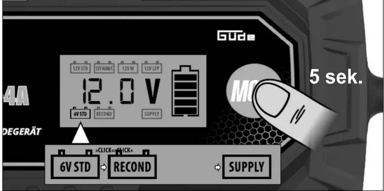 Güde GAB 12V6V4A - GAB 12V-4A 85145 - 3