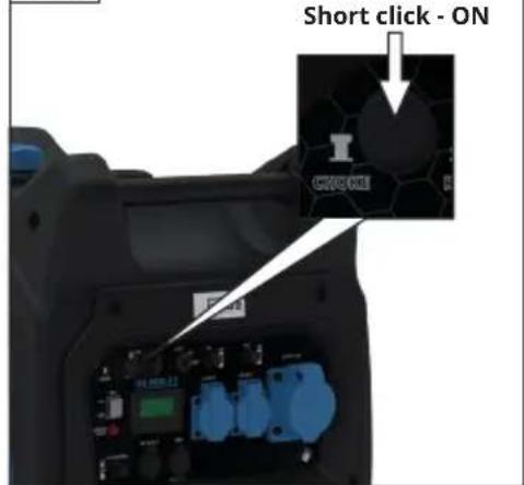 Short click - ON CIVIC-DEL
