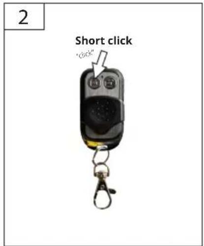 2 Short click "click"