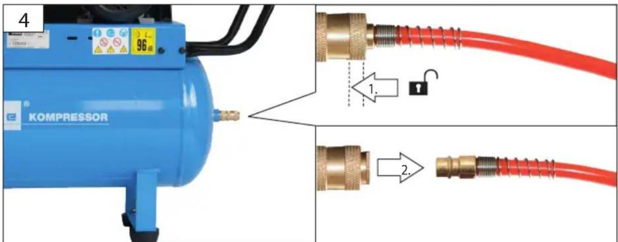 Güde Kompressor 80510100 PRO - MAX bar - 4