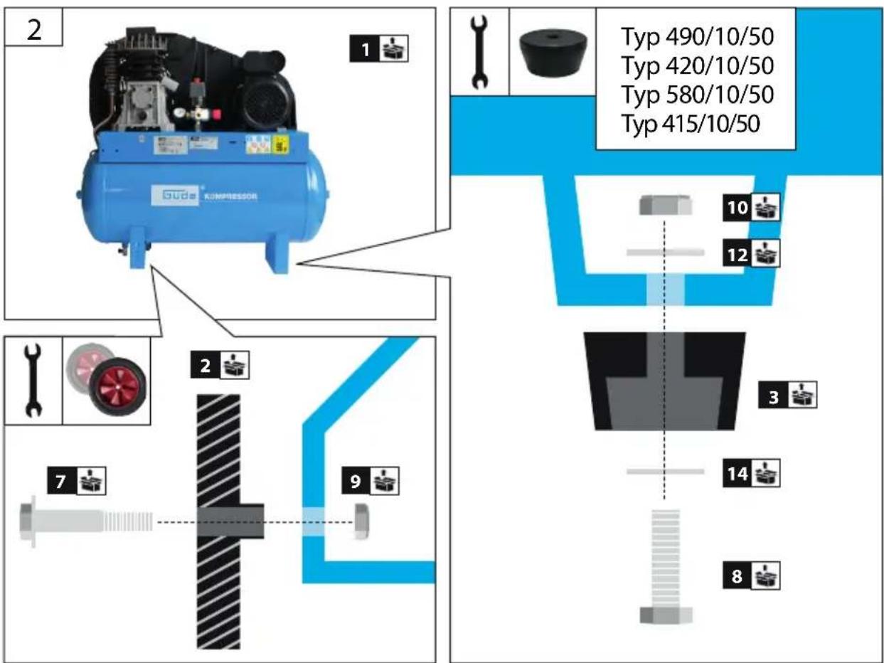 Güde Kompressor 5801050 400V - 26