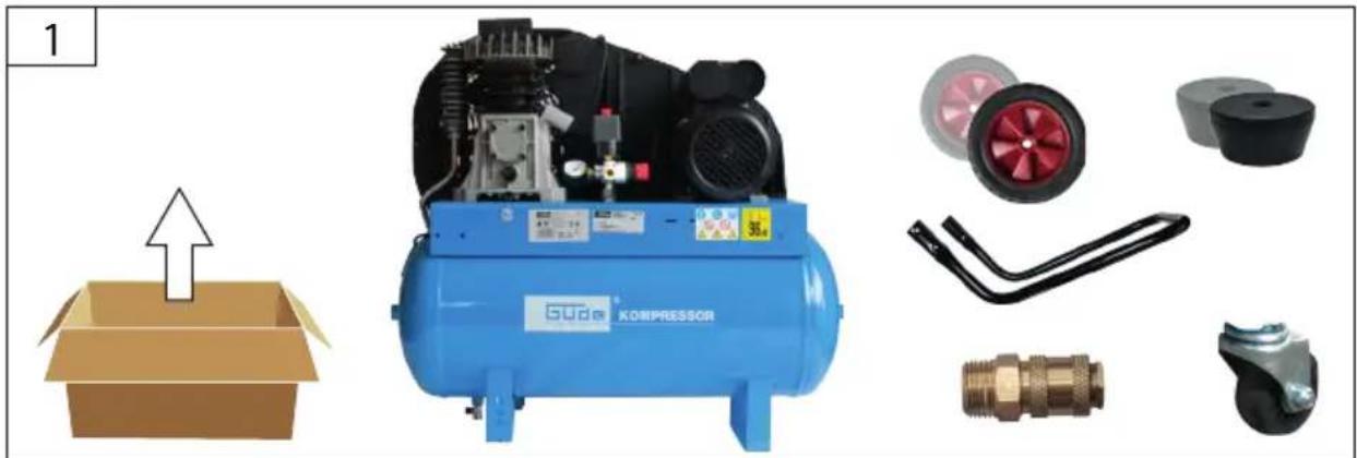 Güde Kompressor 5801050 400V - 25