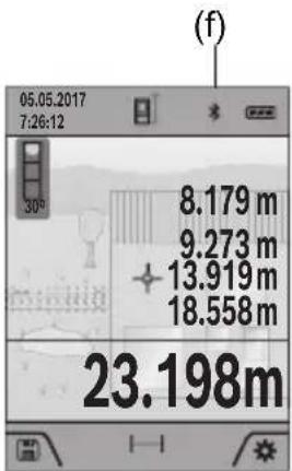 BOSCH GLM 15027 C Professional - Aktiviranje Bluetooth® sučelja za prijenos podataka na mobilni krajnji uredaj - 1