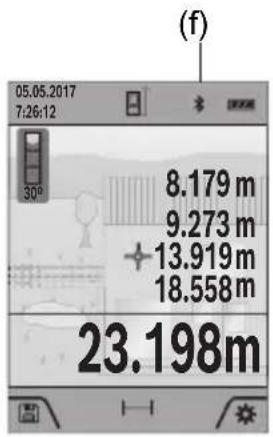 BOSCH GLM 15027 C Professional - Aktivering av Bluetooth®-funktionen für dataüberföring till en mobil enchet - 1
