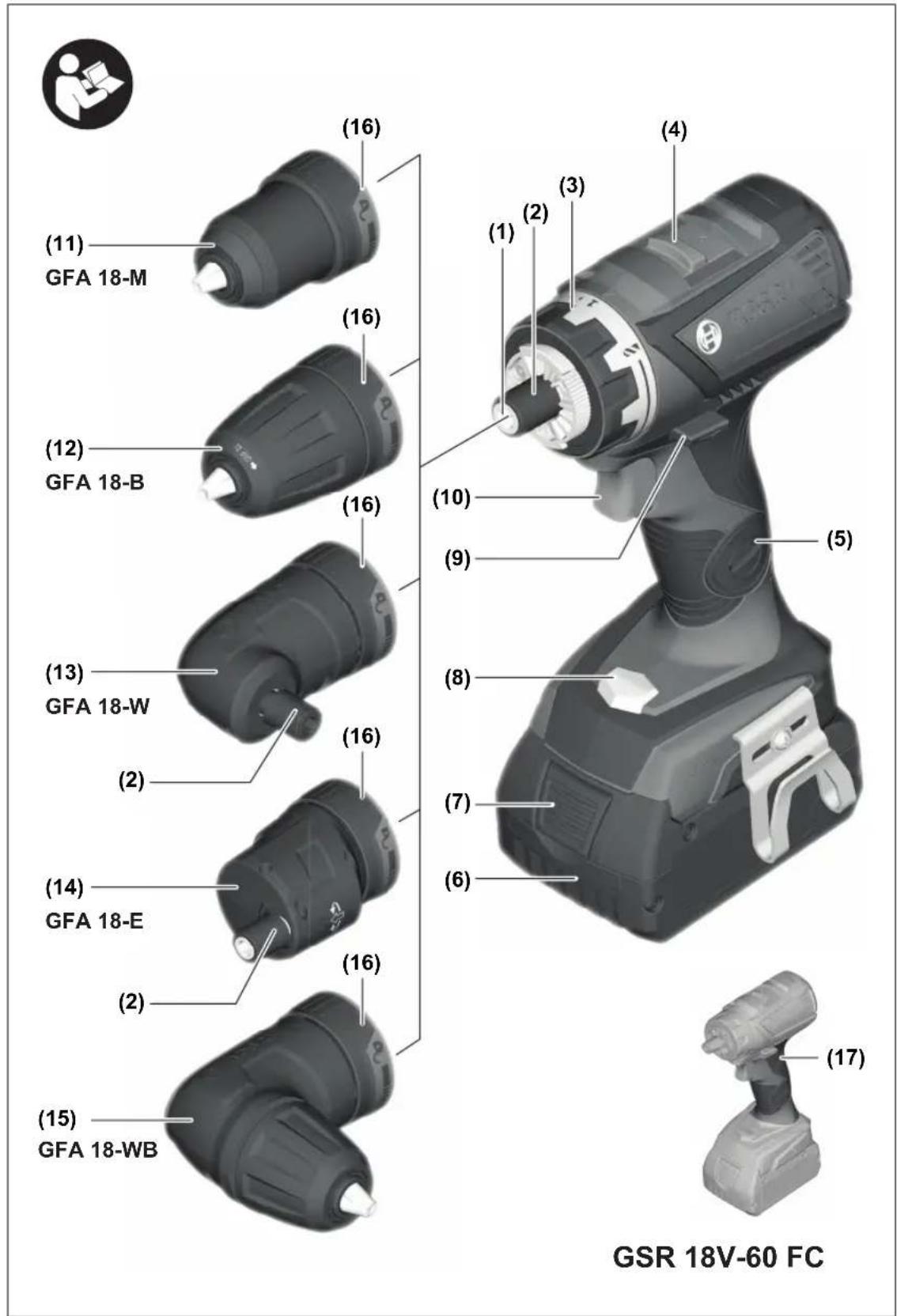 BOSCH GFA 18E Professional - 1