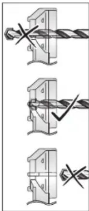 BOSCH GDE 28 D Professional - Regulacja długości prowadnicy (zob. rys. C) - 1