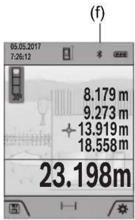 BOSCH GLM 10025 C Professional - Mobil son cihaza veri aktarımı için Bluetooth® arabiriminin etkinleştirilmesi - 1