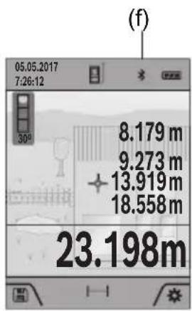 BOSCH GLM 10025 C Professional - Attivazione dell'interfaccia Bluetooth® per il trasferimento dati ad un dispositivo mobile - 1