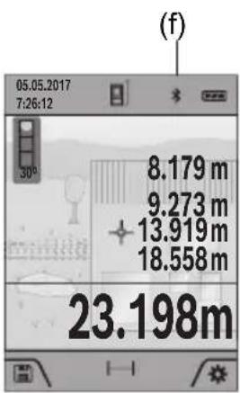 BOSCH GLM 10025 C Professional - Bluetooth®-interfész - 1