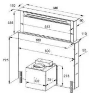 CONTINENTAL EDISON CEHPT90B - Mounting the hood - 5