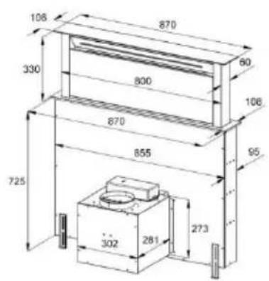 CONTINENTAL EDISON CEHPT90B - Mounting the hood - 7