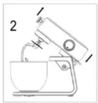 H.KOENIG KM124 - Utilização da Taça Misturadora - 2