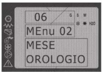 QLIMA Isotta 94 Sline - Menu 02 - Régler horloge - 1