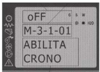 QLIMA Isotta 94 Sline - Submenú 03 - 01 - Activar temporizador - 1