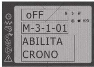 QLIMA Isotta 94 Sline - Submenu 03 - 01 - Timer activeren - 1